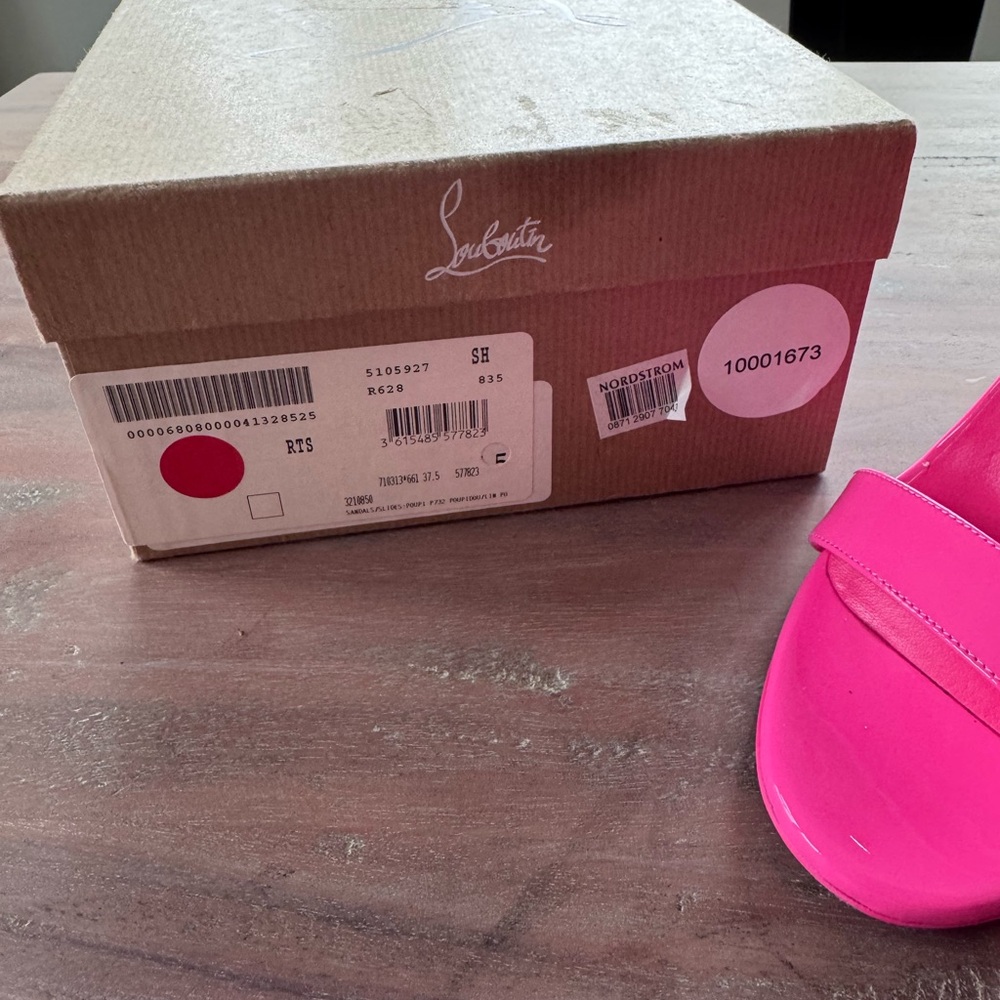 Christian Louboutin Fuchsia Heels 37.5 - Picture 9 of 10